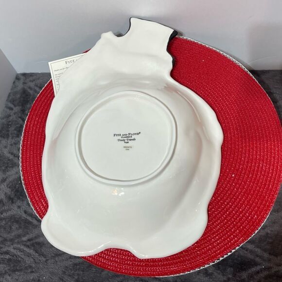 Fitz and Floyd Frosty Friends Snowman Large Bowl NWT - Picture 13 of 13